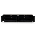 Monolith 2.2m TV Entertainment Unit - Full Black TV/Entertainment Unit Nicki-Core