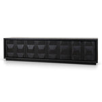 Ex Display - Monolith 2.2m TV Entertainment Unit - Full Black TV/Entertainment Unit Nicki-Core