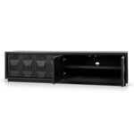 Monolith 2.2m TV Entertainment Unit - Full Black TV/Entertainment Unit Nicki-Core
