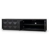 Monolith 2.2m TV Entertainment Unit - Full Black TV/Entertainment Unit Nicki-Core