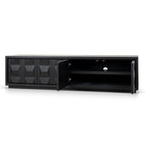 Ex Display - Monolith 2.2m TV Entertainment Unit - Full Black TV/Entertainment Unit Nicki-Core