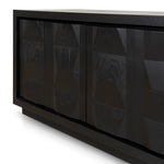 Monolith 2.2m TV Entertainment Unit - Full Black TV/Entertainment Unit Nicki-Core
