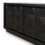 Monolith 2.2m TV Entertainment Unit - Full Black TV/Entertainment Unit Nicki-Core