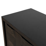 Monolith 2.2m TV Entertainment Unit - Full Black TV/Entertainment Unit Nicki-Core