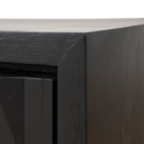 Monolith 2.2m TV Entertainment Unit - Full Black TV/Entertainment Unit Nicki-Core