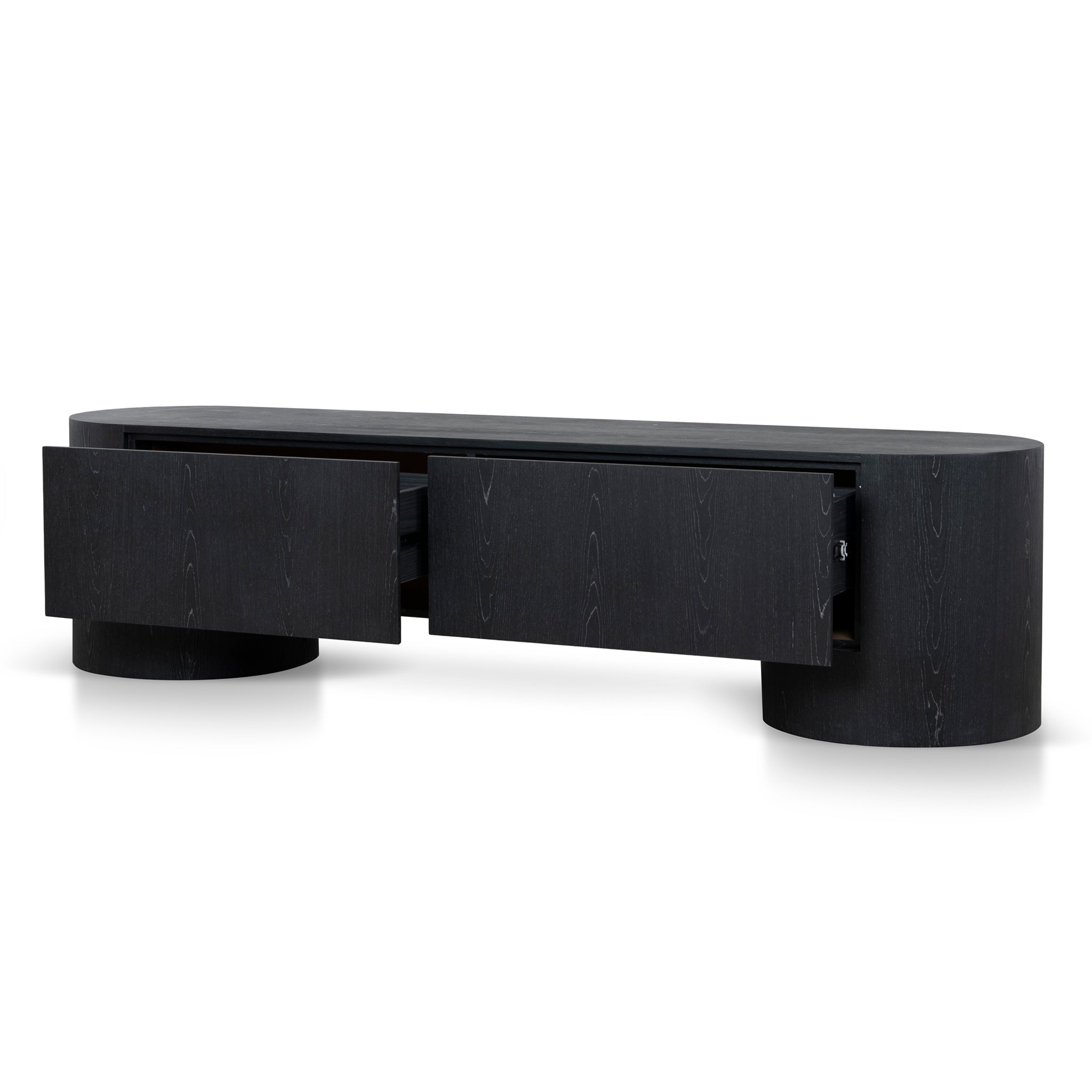 Ex Display - Elano 2m TV Entertainment Unit - Black TV/Entertainment Unit Mika-Core
