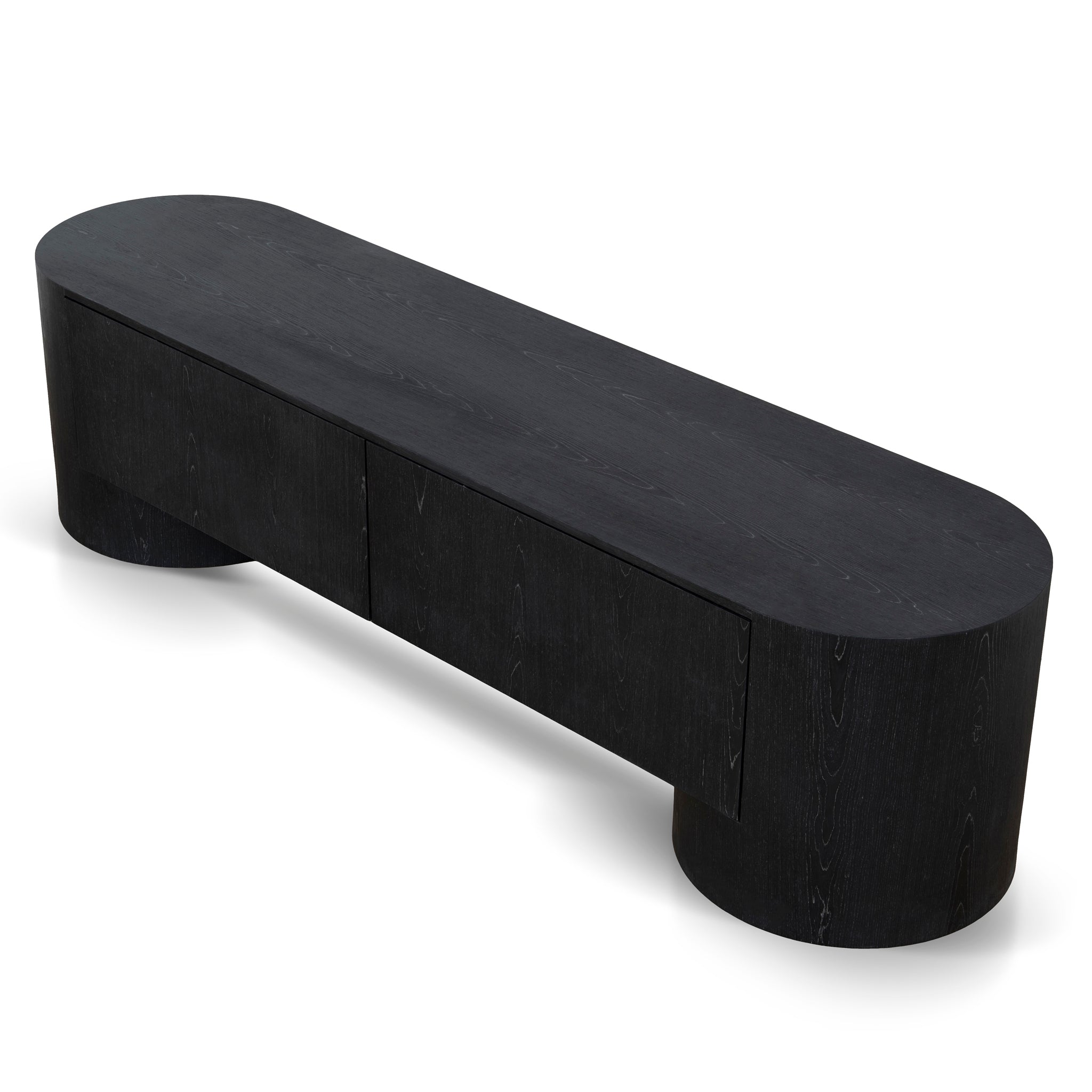 Ex Display - Elano 2m TV Entertainment Unit - Black TV/Entertainment Unit Mika-Core