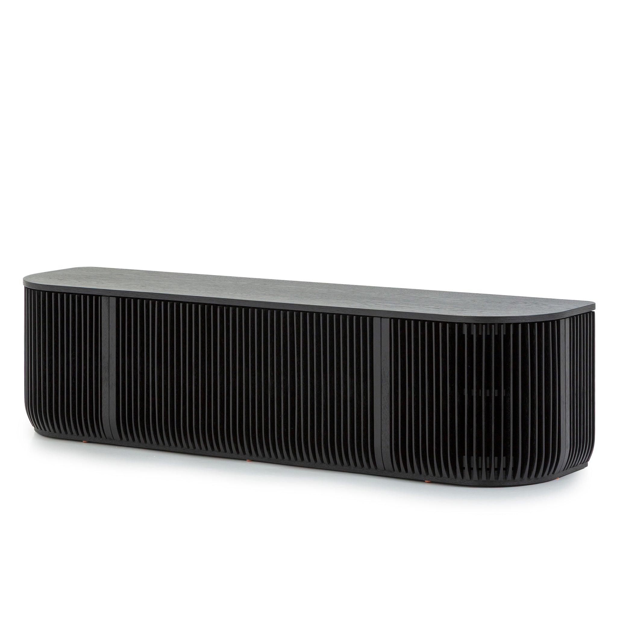 Arvena 1.75m TV Entertainment Unit - Black Stain TV/Entertainment Unit Cube Home-Core