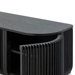 Arvena 1.75m TV Entertainment Unit - Black Stain TV/Entertainment Unit Cube Home-Core