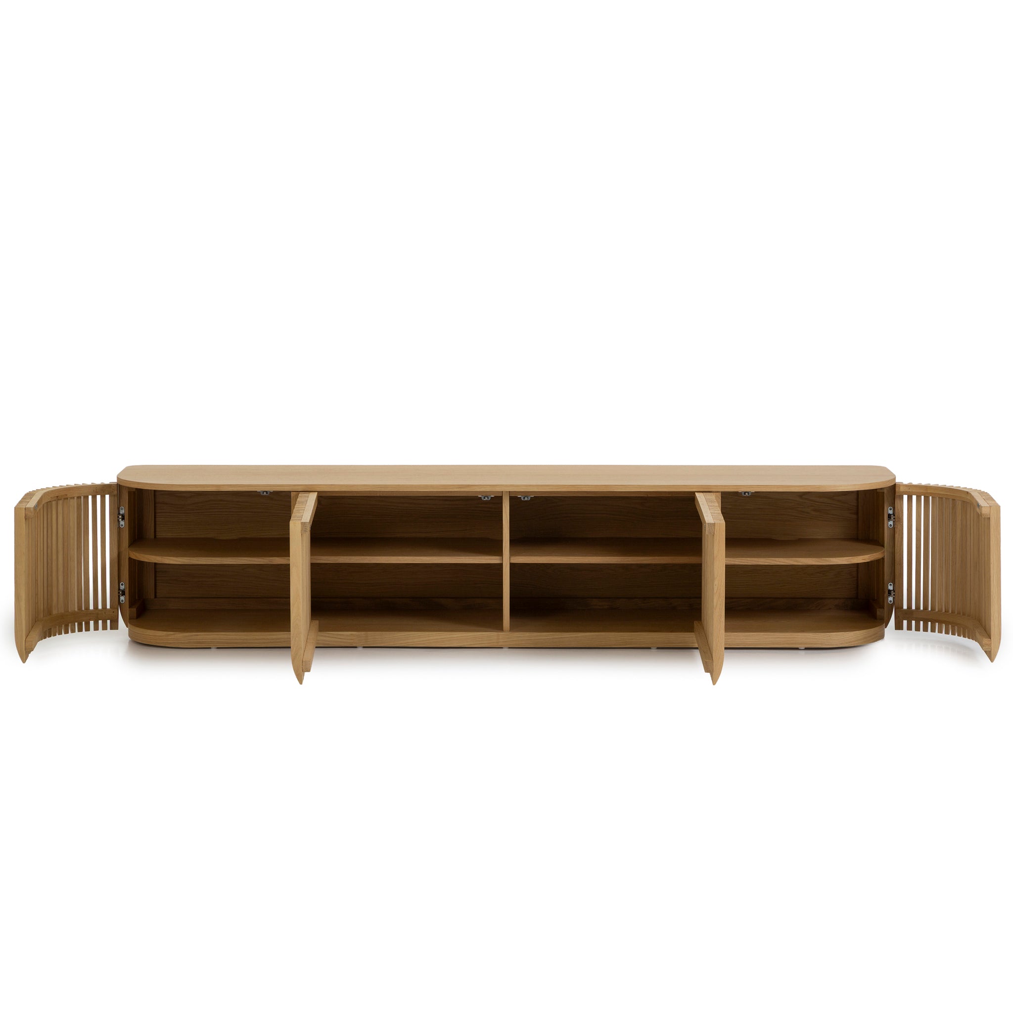 Arvena 2.15m TV Entertainment Unit - Natural TV/Entertainment Unit Cube Home-Core