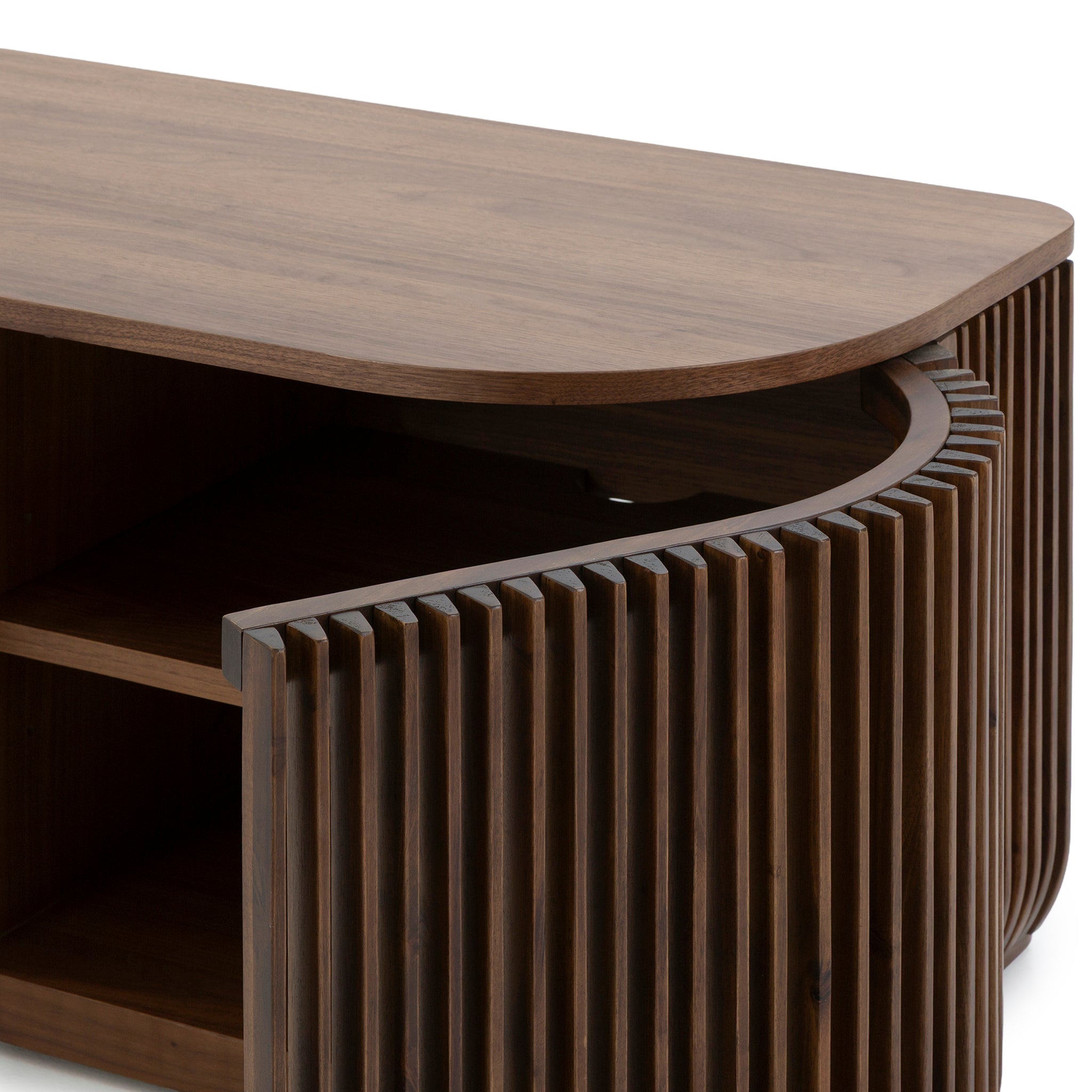 Arvena 2.15m TV Entertainment Unit - Walnut Stain TV/Entertainment Unit Cube Home-Core