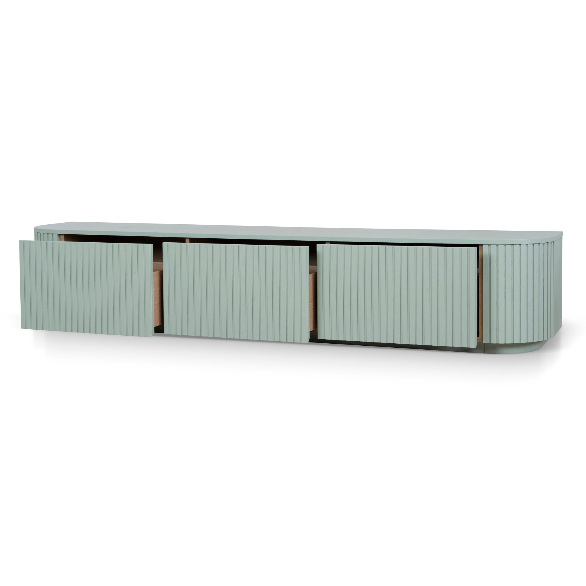 Ex Display - Marty 2.4m Entertainment TV Unit - Sage Green TV/Entertainment Unit Century-Core
