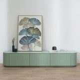 Ex Display - Marty 2.4m Entertainment TV Unit - Sage Green TV/Entertainment Unit Century-Core