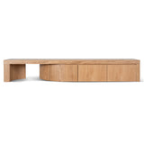 Ruvo Extendable TV Entertainment Unit - Natural Oak