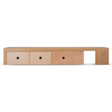 Ruvo Extendable TV Entertainment Unit - Natural Oak