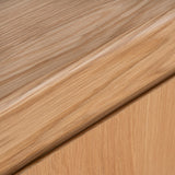 Ruvo Extendable TV Entertainment Unit - Natural Oak