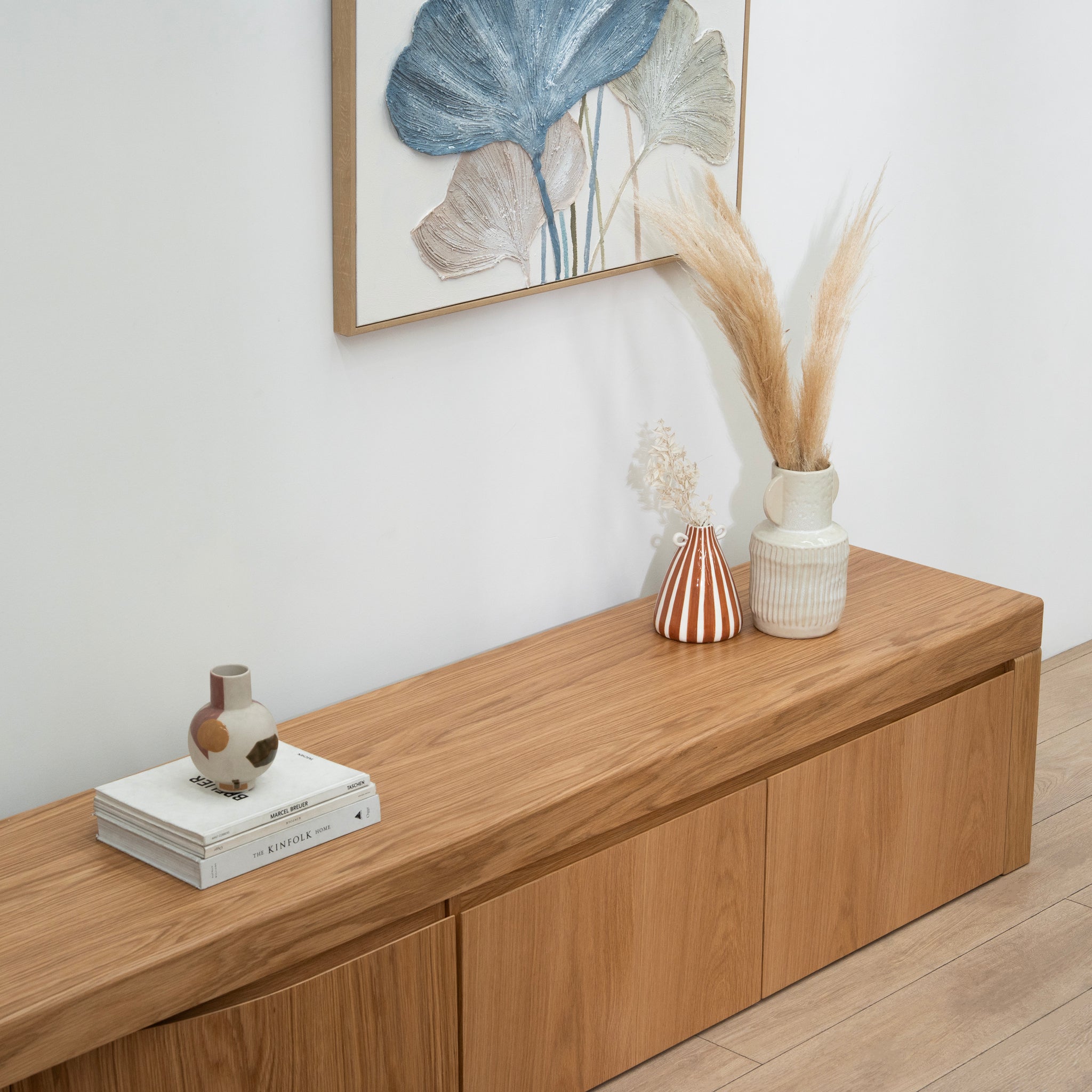 Ruvo Extendable TV Entertainment Unit - Natural Oak TV/Entertainment Unit Century-Core