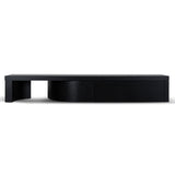 Ruvo Extendable TV Entertainment Unit - Black Oak