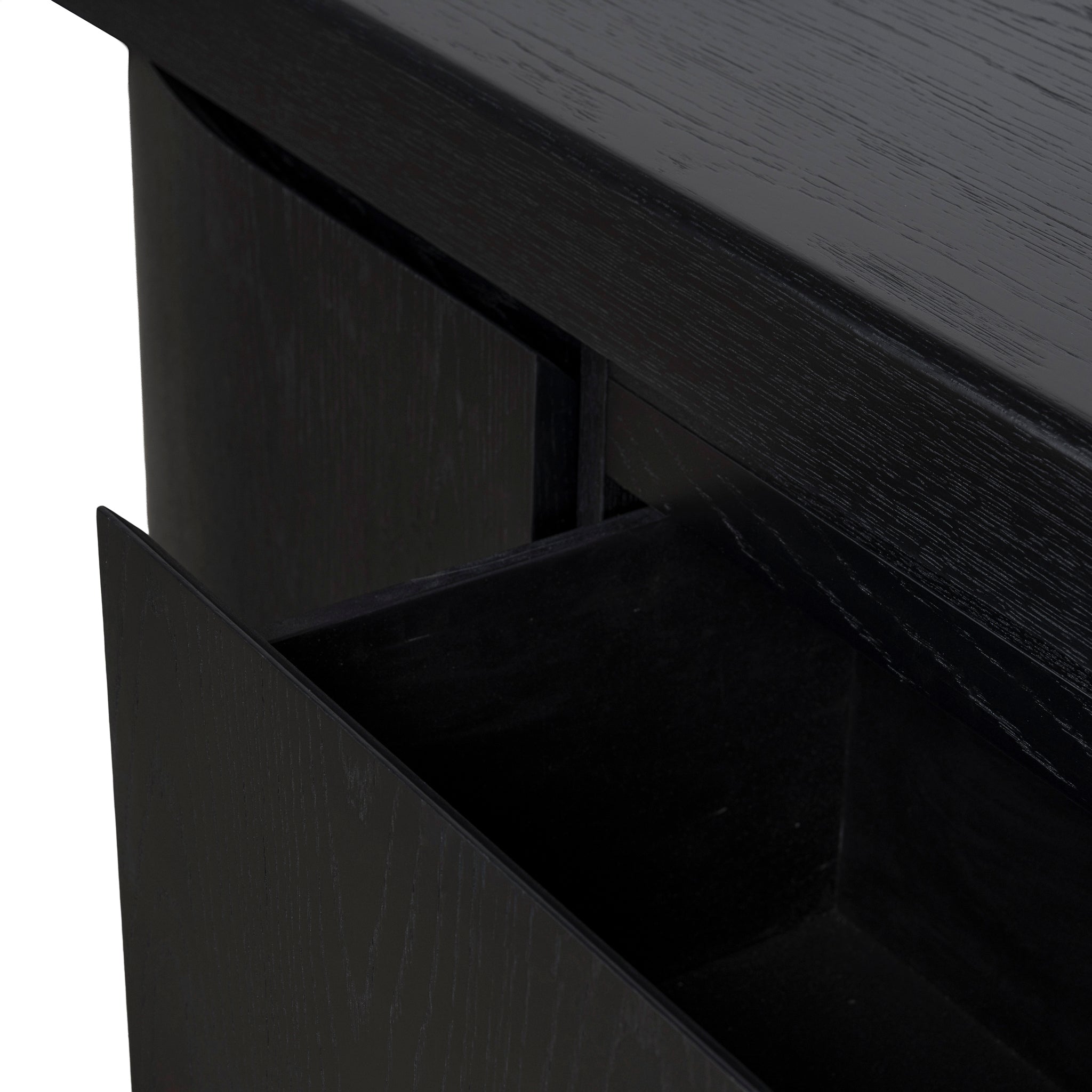 Ruvo Extendable TV Entertainment Unit - Black Oak TV/Entertainment Unit Century-Core