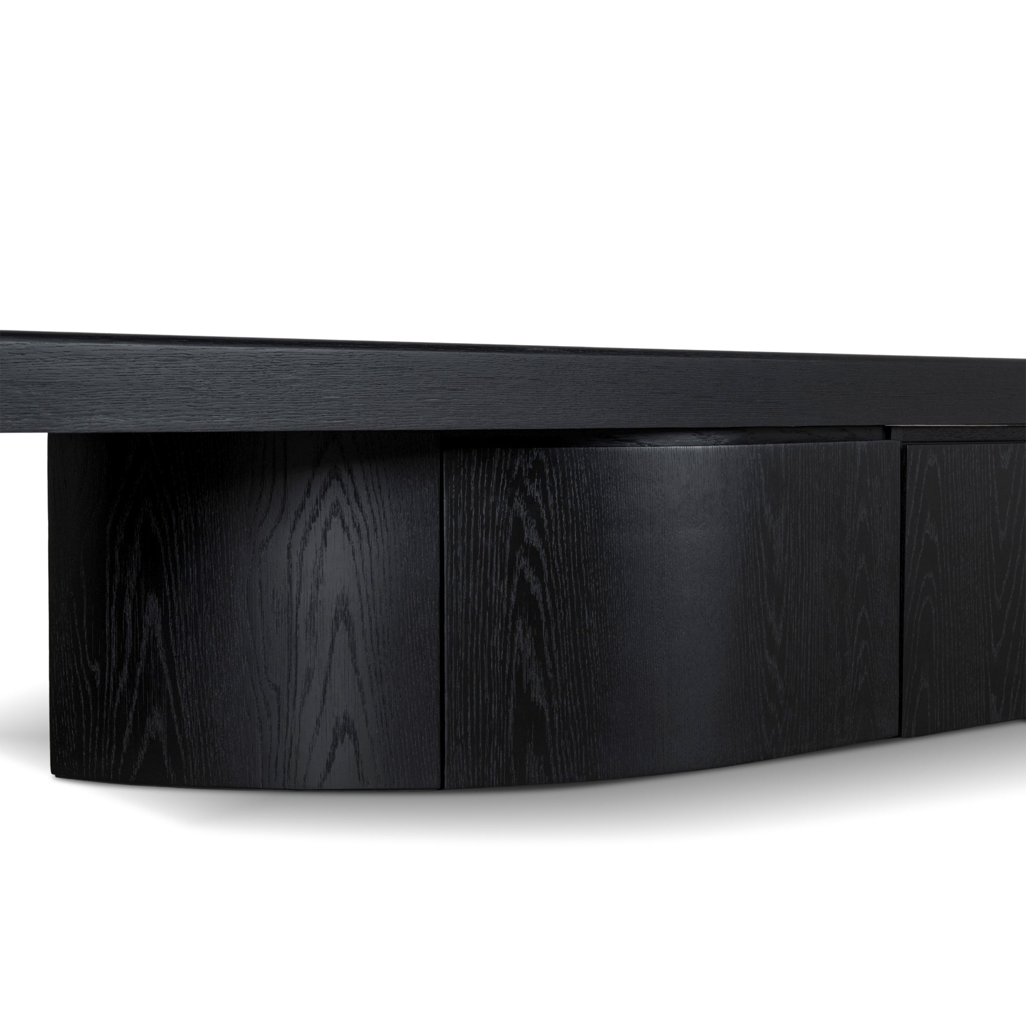 Ruvo Extendable TV Entertainment Unit - Black Oak TV/Entertainment Unit Century-Core