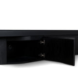 Ruvo Extendable TV Entertainment Unit - Black Oak