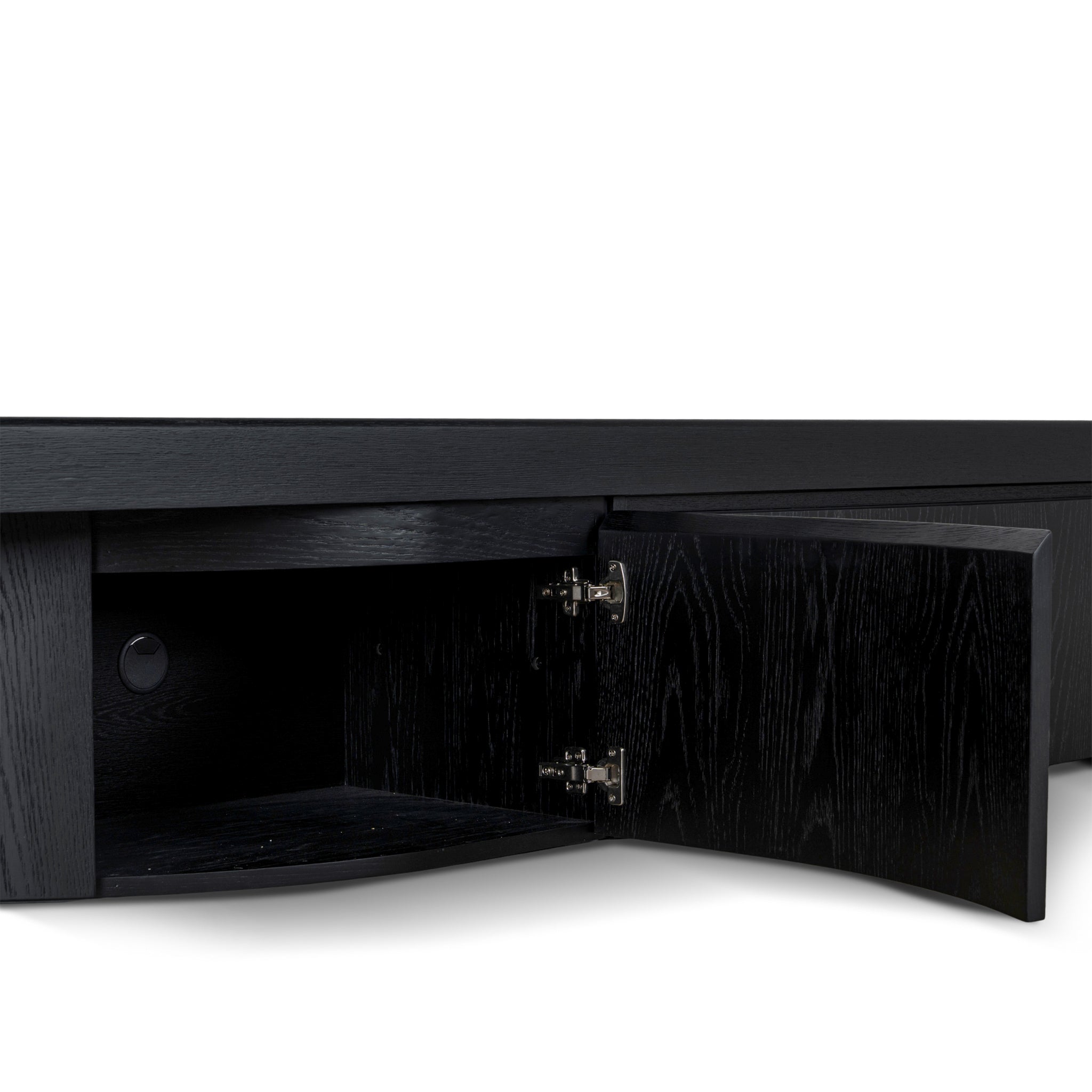 Ruvo Extendable TV Entertainment Unit - Black Oak TV/Entertainment Unit Century-Core