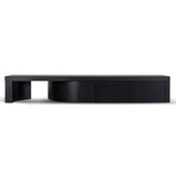 Ruvo Extendable TV Entertainment Unit - Black Oak TV/Entertainment Unit Century-Core