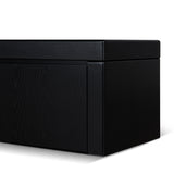 Ruvo Extendable TV Entertainment Unit - Black Oak