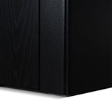 Ruvo Extendable TV Entertainment Unit - Black Oak