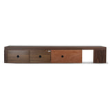 Ruvo Extendable TV Entertainment Unit - Walnut