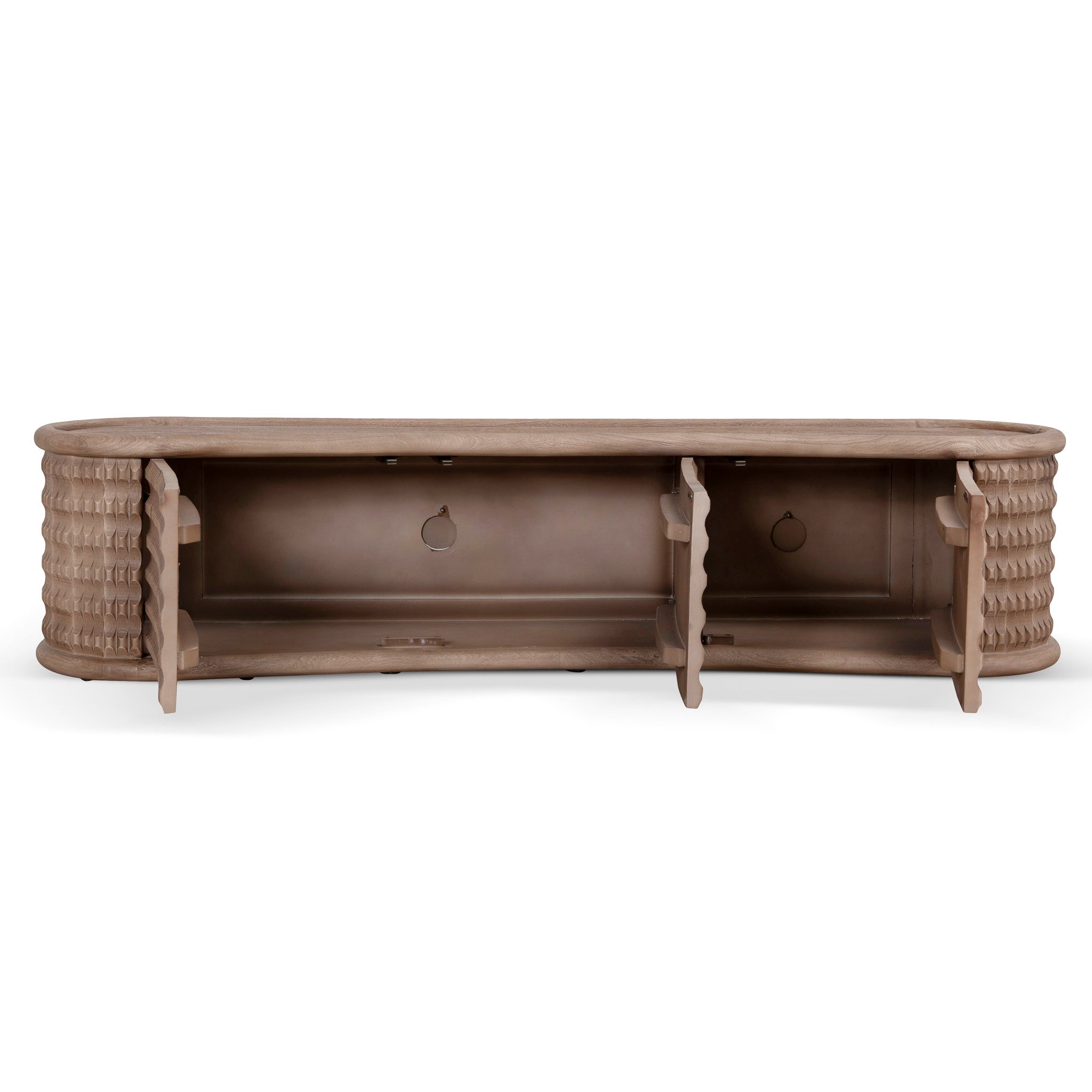 Ex Display - Savarna 1.8m TV Entertainment Unit - Sandrift Natural TV/Entertainment Unit Rebhi-Core