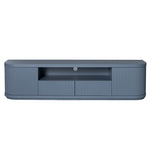 Elino 2m Veneer Top Entertainment TV Unit - Light Blue TV/Entertainment Unit Dwood-Core