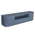 Elino 2m Veneer Top Entertainment TV Unit - Light Blue TV/Entertainment Unit Dwood-Core
