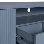 Elino 2m Veneer Top Entertainment TV Unit - Light Blue TV/Entertainment Unit Dwood-Core
