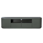 Elino 2m Veneer Top Entertainment TV Unit - Sage Green TV/Entertainment Unit Dwood-Core