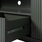 Elino 2m Veneer Top Entertainment TV Unit - Sage Green TV/Entertainment Unit Dwood-Core