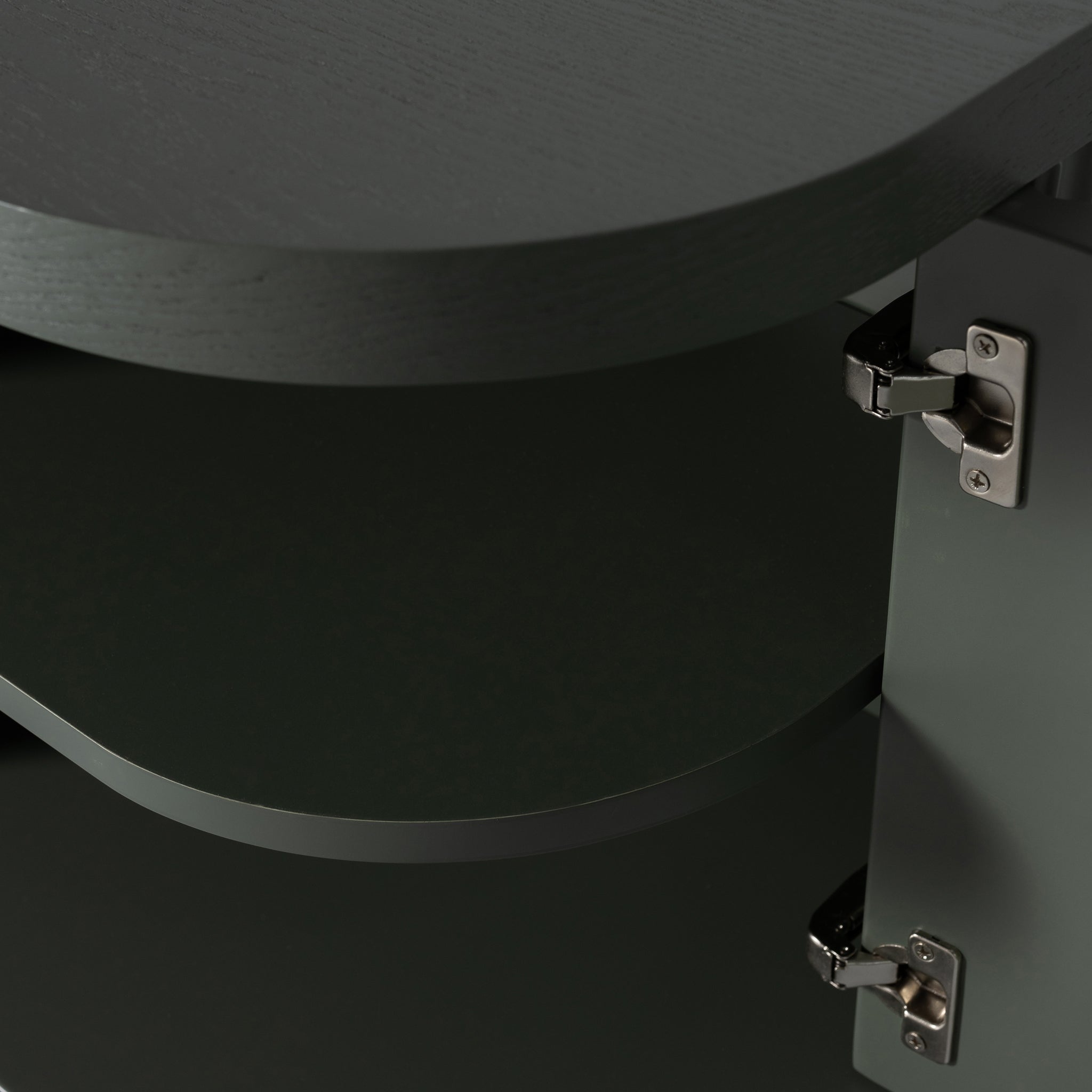 Elino 2m Veneer Top Entertainment TV Unit - Sage Green TV/Entertainment Unit Dwood-Core