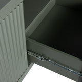 Elino 2m Veneer Top Entertainment TV Unit - Sage Green TV/Entertainment Unit Dwood-Core