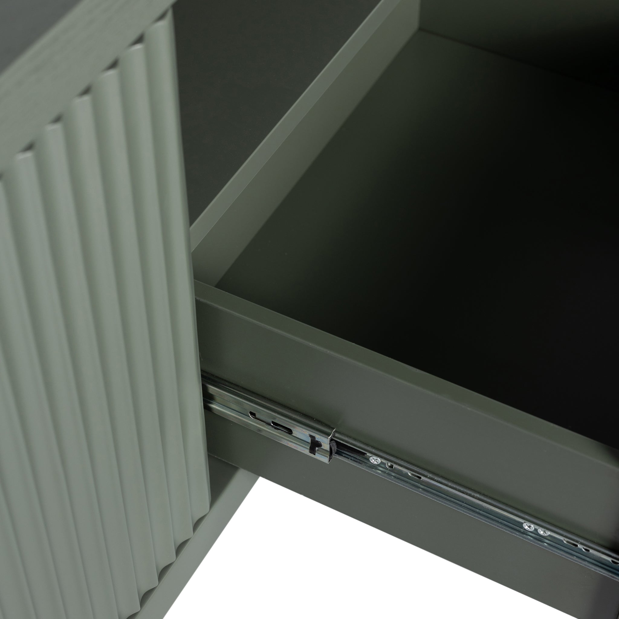 Elino 2m Veneer Top Entertainment TV Unit - Sage Green TV/Entertainment Unit Dwood-Core