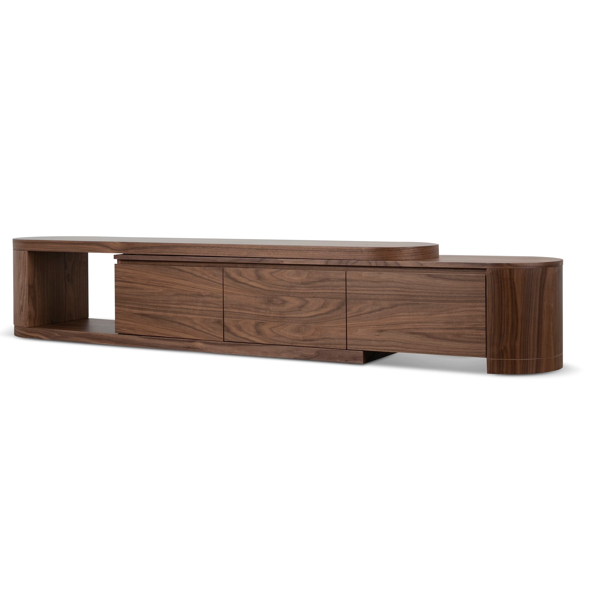 Eliza Extendable TV Entertainment Unit - Walnut TV/Entertainment Unit Century-Core