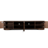 Anja 2.2m TV Entertainment Unit - Walnut TV/Entertainment Unit Dwood-Core