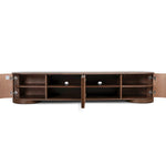 Anja 2.2m TV Entertainment Unit - Walnut TV/Entertainment Unit Dwood-Core