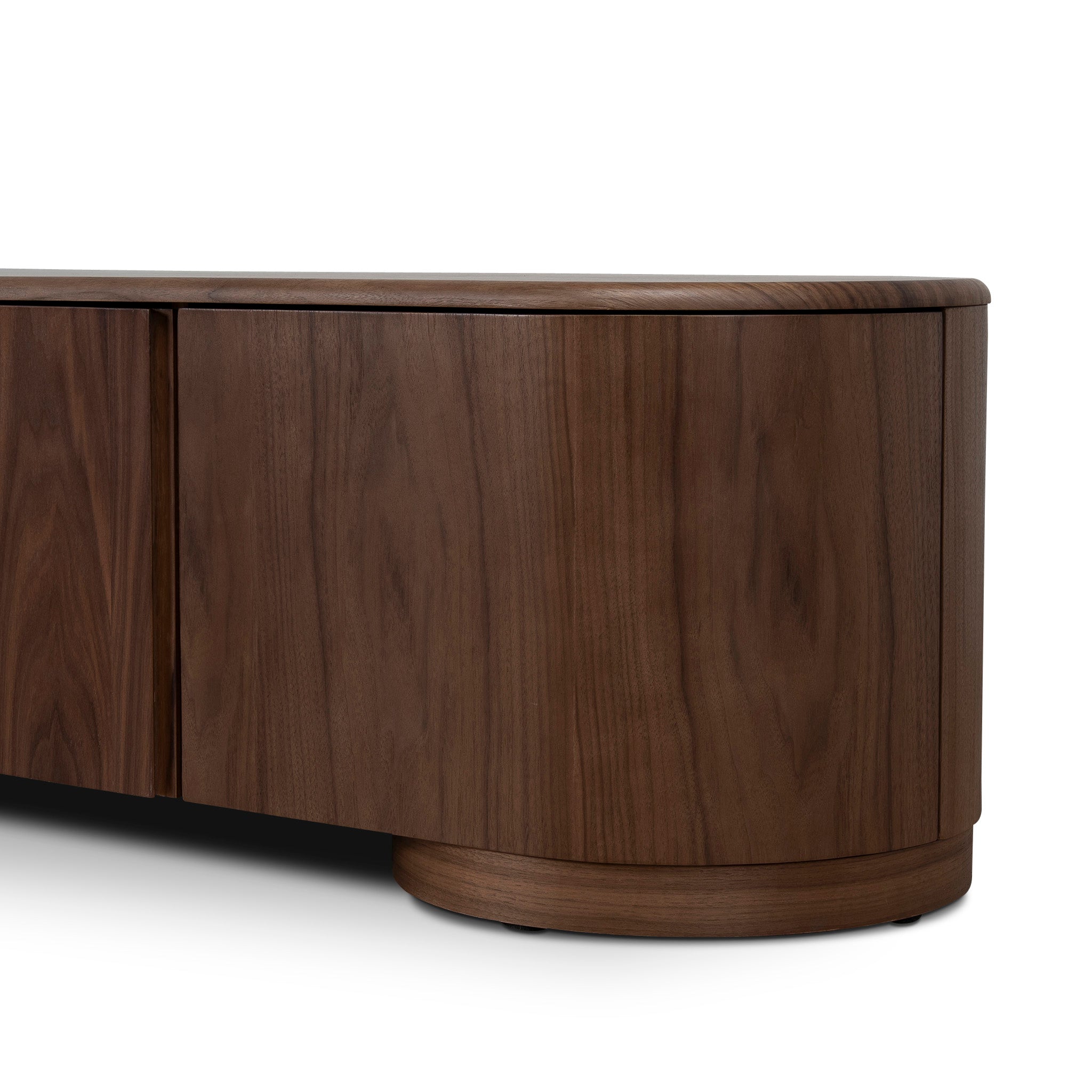 Anja 2.2m TV Entertainment Unit - Walnut TV/Entertainment Unit Dwood-Core