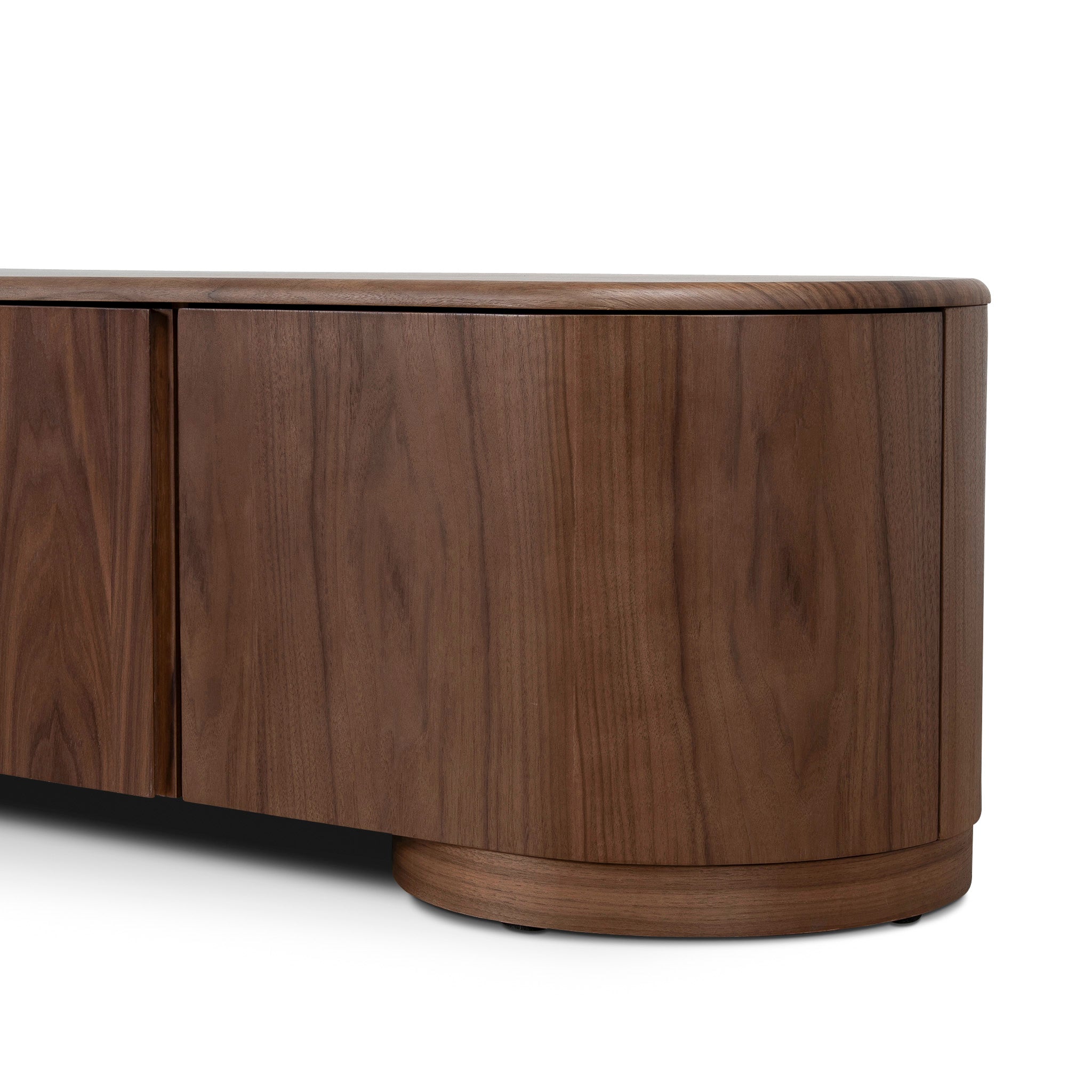 Anja 2.2m TV Entertainment Unit - Walnut TV/Entertainment Unit Dwood-Core