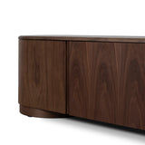 Anja 2.2m TV Entertainment Unit - Walnut TV/Entertainment Unit Dwood-Core