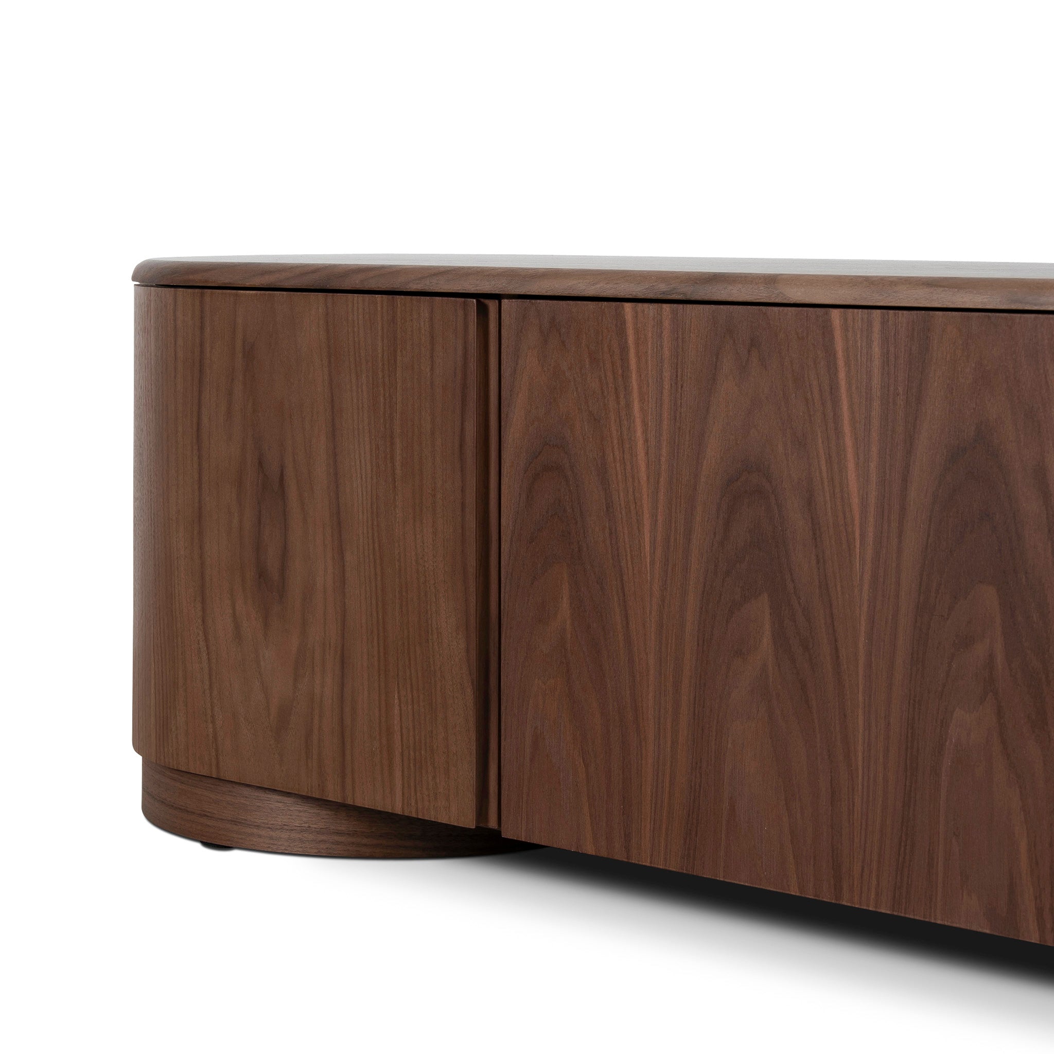 Anja 2.2m TV Entertainment Unit - Walnut TV/Entertainment Unit Dwood-Core