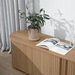 Ex Display - Linea 2m TV Entertainment Unit - Natural (For Display Only) TV/Entertainment Unit KD-Core