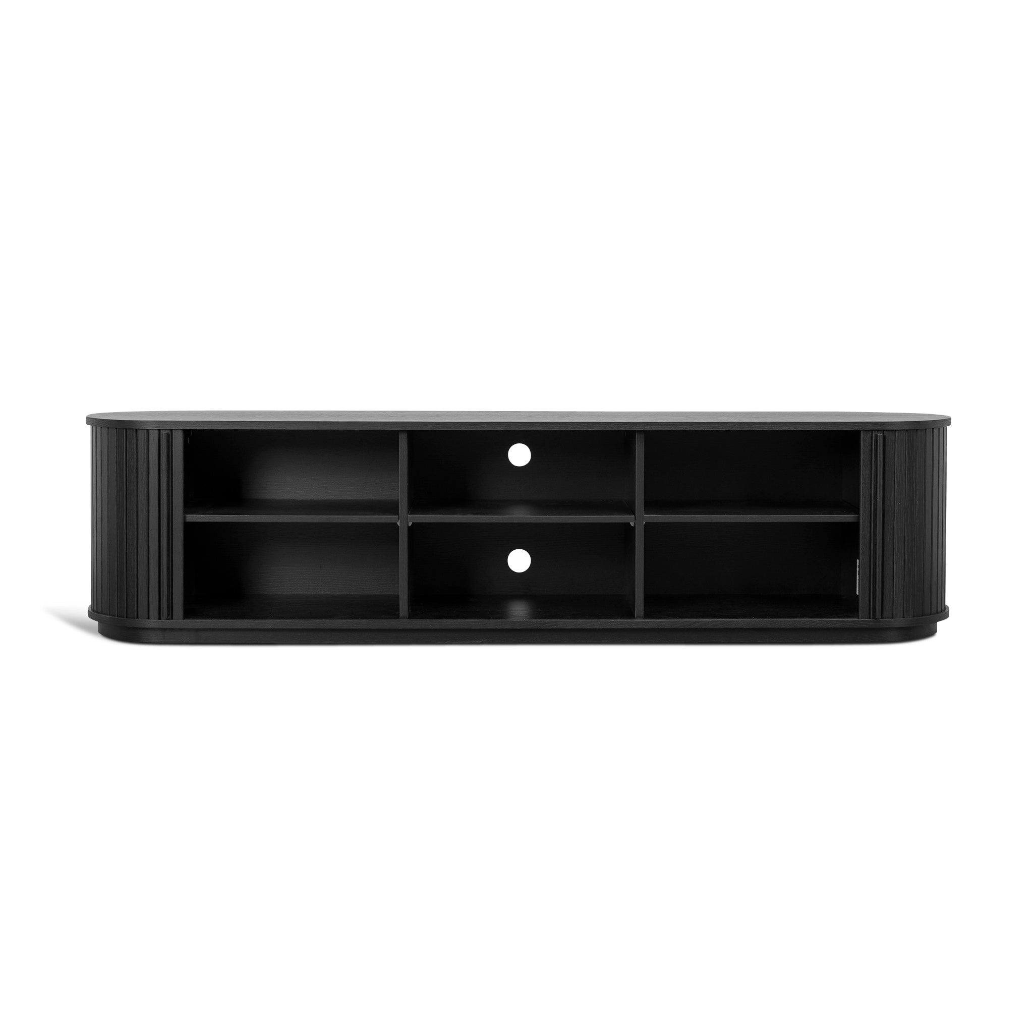 Linea 2m TV Entertainment Unit - Full Black TV/Entertainment Unit KD-Core