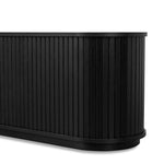 Linea 2m TV Entertainment Unit - Full Black TV/Entertainment Unit KD-Core