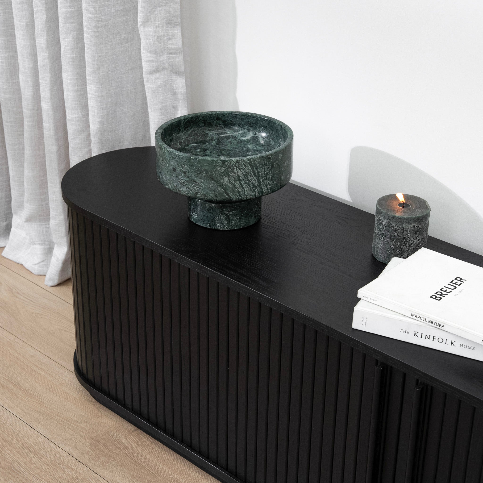 Ex Display - Linea 2m TV Entertainment Unit - Full Black (For Display Only) TV/Entertainment Unit KD-Core